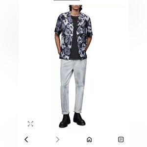 ALLSAINTS Rosea Short Sleeve Printed Shirt